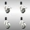 Service Caster 3.5 Inch 316SS Gray Polyurethane Swivel 1-5/8 Inch Stem Caster Lock Brake, 2PK SCC-SS316TTLEX20S3514-PPUB-2-S-2-158 - alternate 1